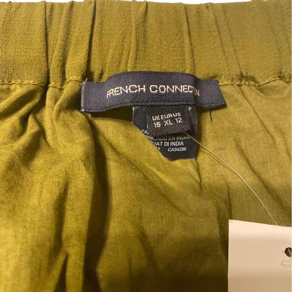 French Connection Easha Drape Button Front Skirt - Picture 3 of 13
